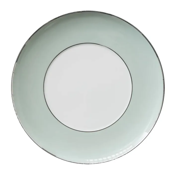 4tlg. Porzellan Teller-Set Pastellgrün Mintcream – Bild 2