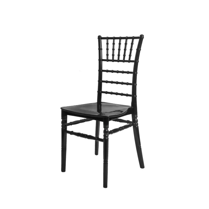 Chiavari Tiffany Stühle in schwarz